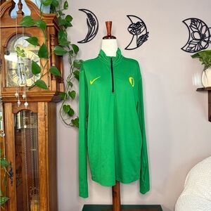 Nike Oregon Ducks Quarter-Zip Pullover – Size Large